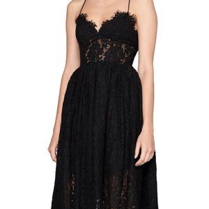 Black Lace Dark Romance Dress